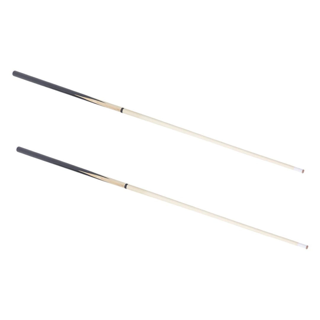 Yardwe 2 Stück Billardqueues mit Floralen Mustern Langer Billardstock Zerlegbar für Erwachsene Pool