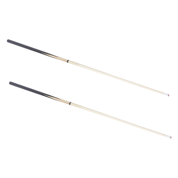 Yardwe 2 Stück Billardqueues mit Floralen Mustern Langer Billardstock Zerlegbar für Erwachsene Pool