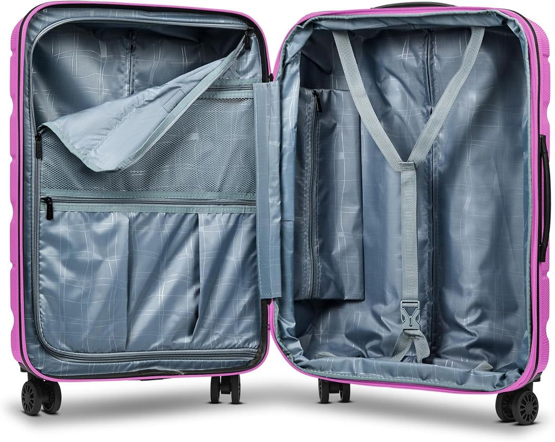 Franky Check-in Koffer für Damen und Herren | mittelgrosser Trolley 44,5 x 28 x 66 cm aus hochwertig