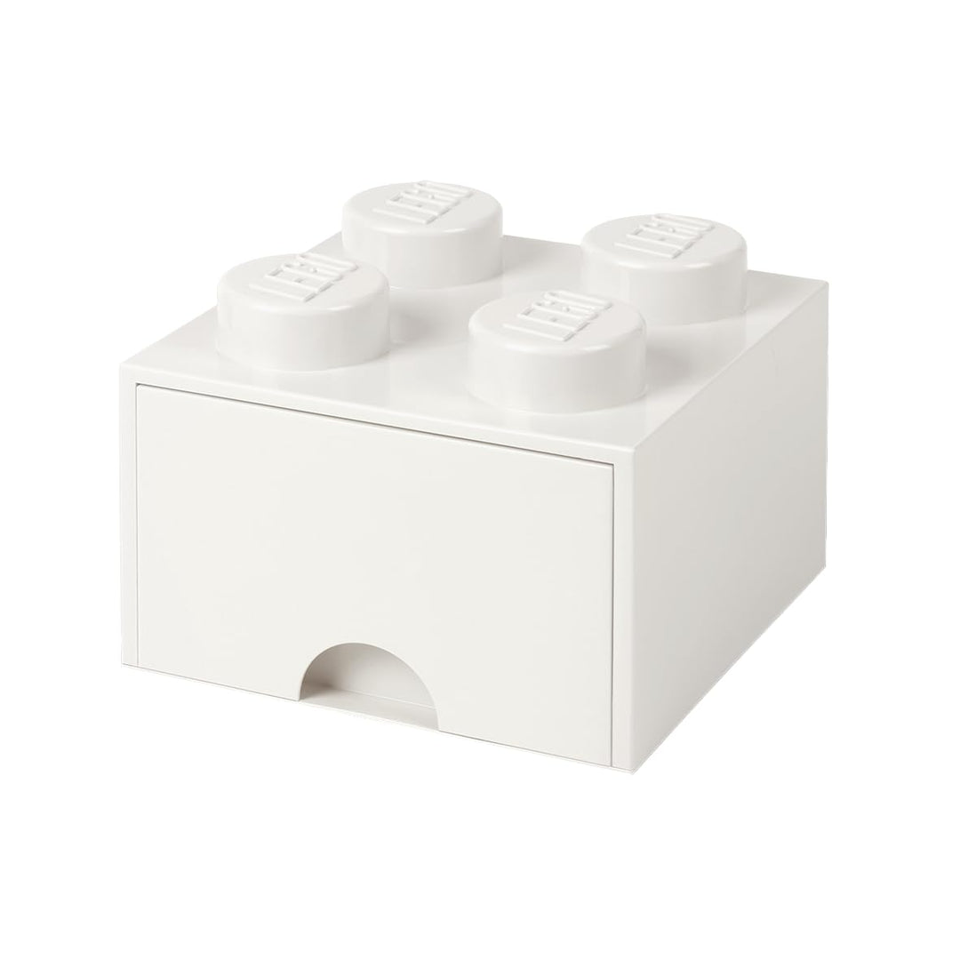 Room Copenhagen Schublade Brick drawer 4", Plastik, Weiss, 25 x 25 x 18 cm Legion/White, Legion/Whit