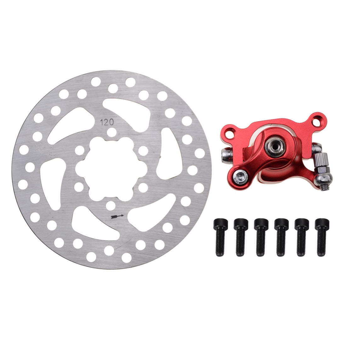 WOOSTAR Bremssattel mit 120mm Scheibenbremsscheibe Ersatz für MBX10 MBX11 47ccm 49ccm E-Bike Mountai