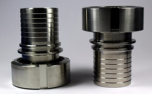 Täsler - Industrieverpackungen IBC Adapter 360° V4A SHS - DN50 S60x6 IG auf Schlauchtülle 2" (50mm)