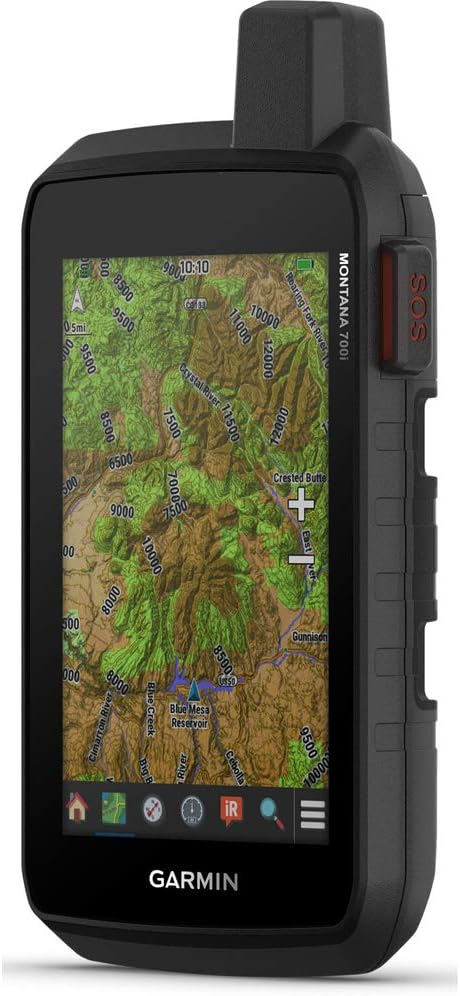 Garmin Montana 010-02347-00, robustes GPS-Handgerät mit integrierter InReach-Satelliten-Technologie