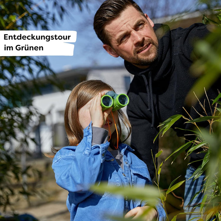 HABA Terra Kids Fernglas für Kinder mit 4-facher Vergrösserung inklusive Tasche – 1004132001