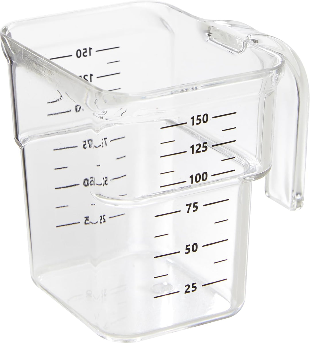 YAMAZAKI 5617 TOWER Behälter für Tierfutter mit Messbecher 25L, Trockenfutter: ca. 12kg, weiss, Poly