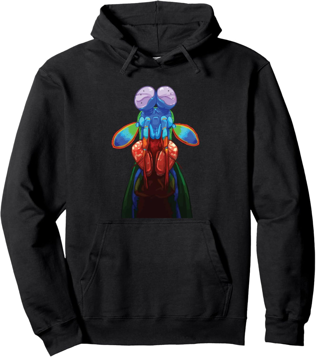 Regenbogen Pfau Mantis Garnelen – schönes Meerestier-Geschenk Pullover Hoodie