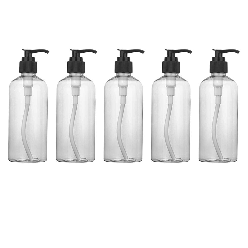 5st Seifenspender Badezimmer Leere Kosmetik Pumpflasche Zum Befüllen Plastiklotionsflasche Leere Pum
