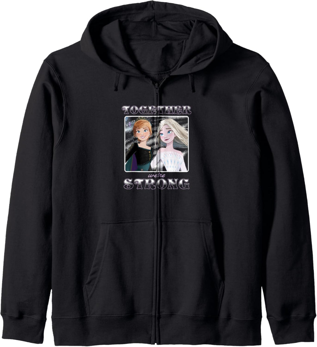 Disney Frozen 2 Anna & Elsa Together We're Strong Kapuzenjacke