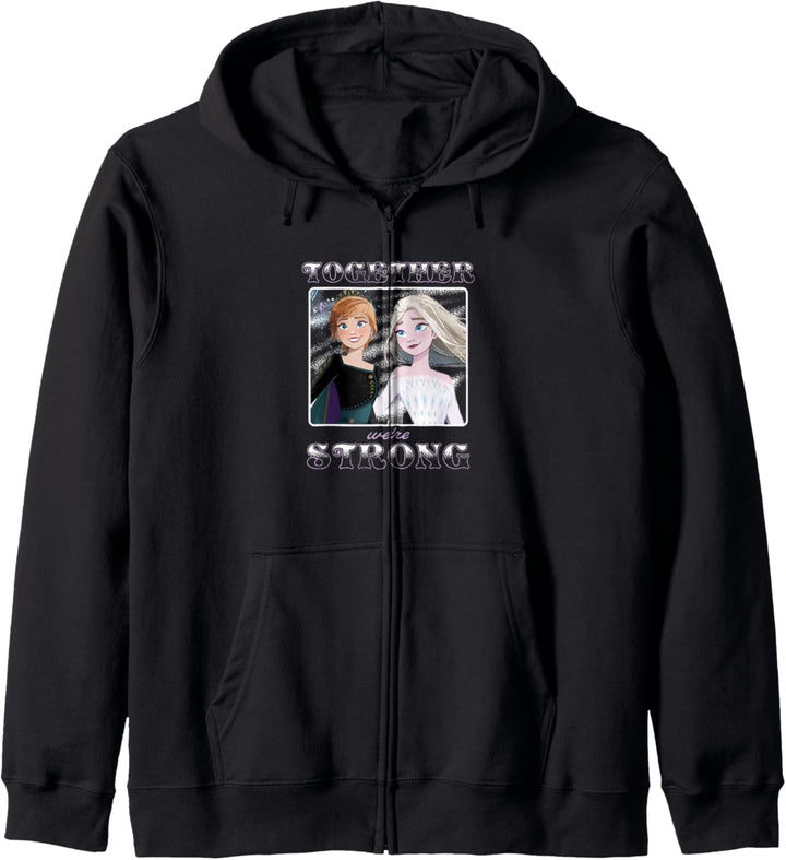 Disney Frozen 2 Anna & Elsa Together We're Strong Kapuzenjacke