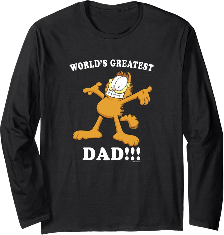 Garfield Vatertag World's Greatest Dad!!! Langarmshirt