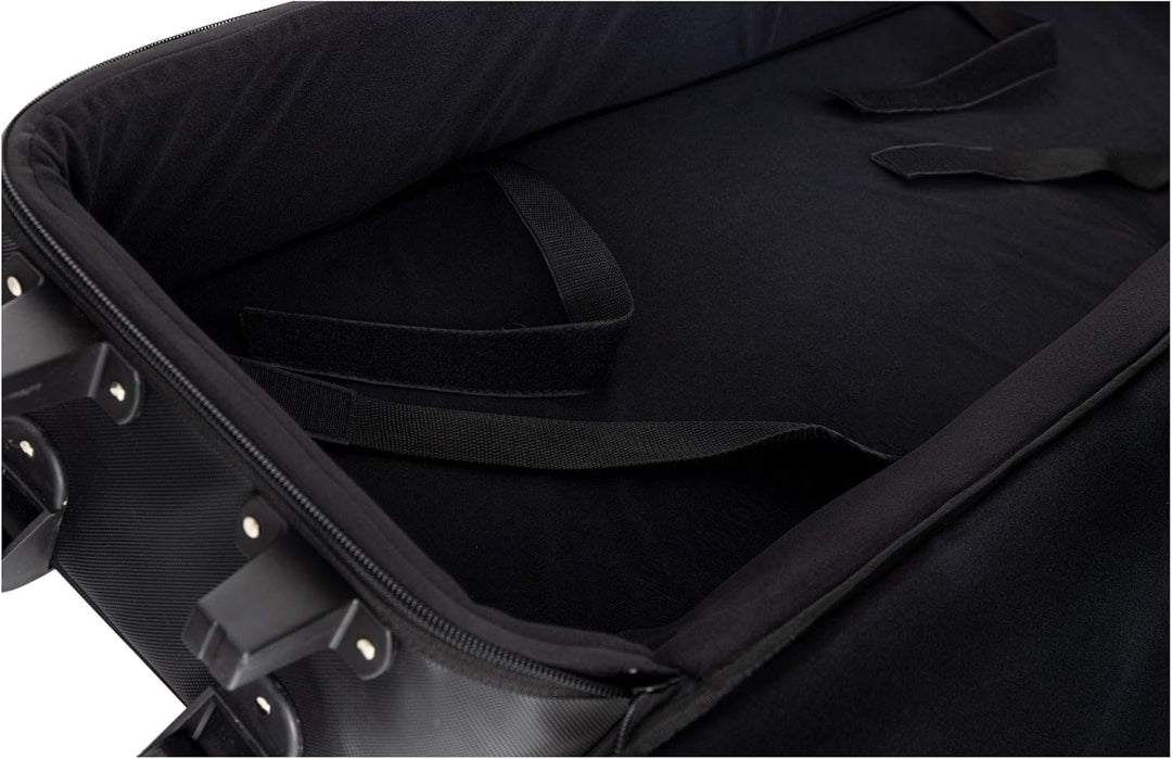 Classic Cantabile Keyboardtasche G2 - mit Trolley-Rollen - 138 x 36,5 x 17 cm - 2 grosse Aussentasch