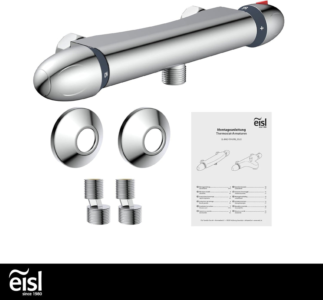 EISL CLT168VCR VITAL Duschthermostat, Mischbatterie mit Thermostat, Wasserhahn Dusche mit Sicherheit
