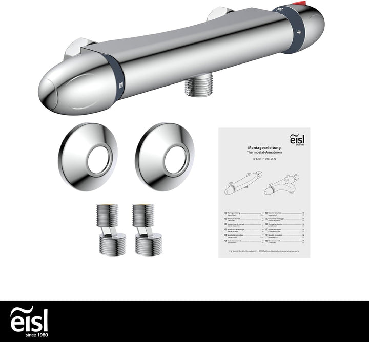 EISL CLT168VCR VITAL Duschthermostat, Mischbatterie mit Thermostat, Wasserhahn Dusche mit Sicherheit