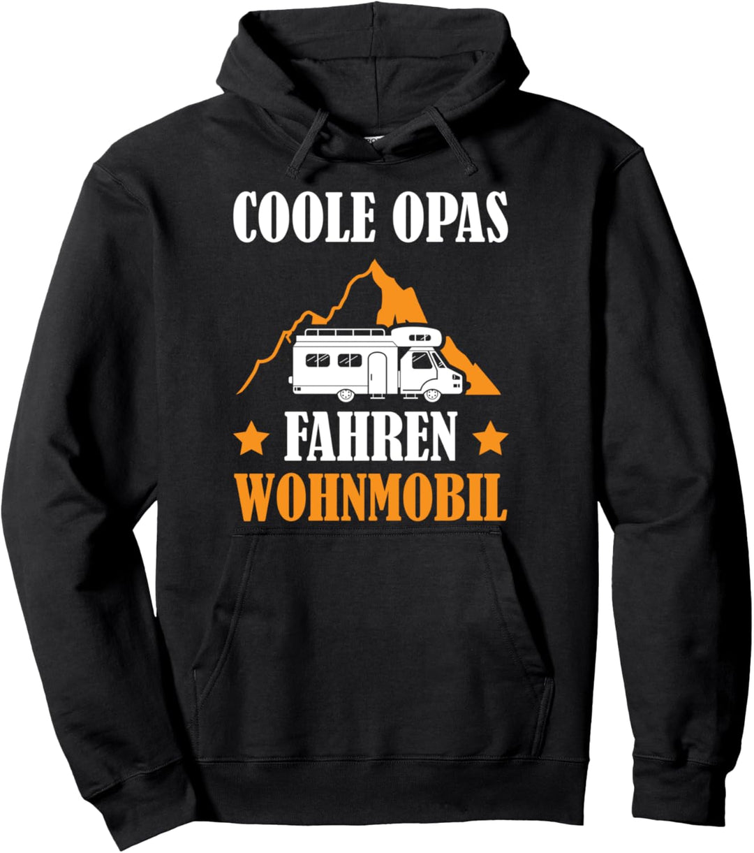 Camping Opa Wohnwagen Pullover Hoodie