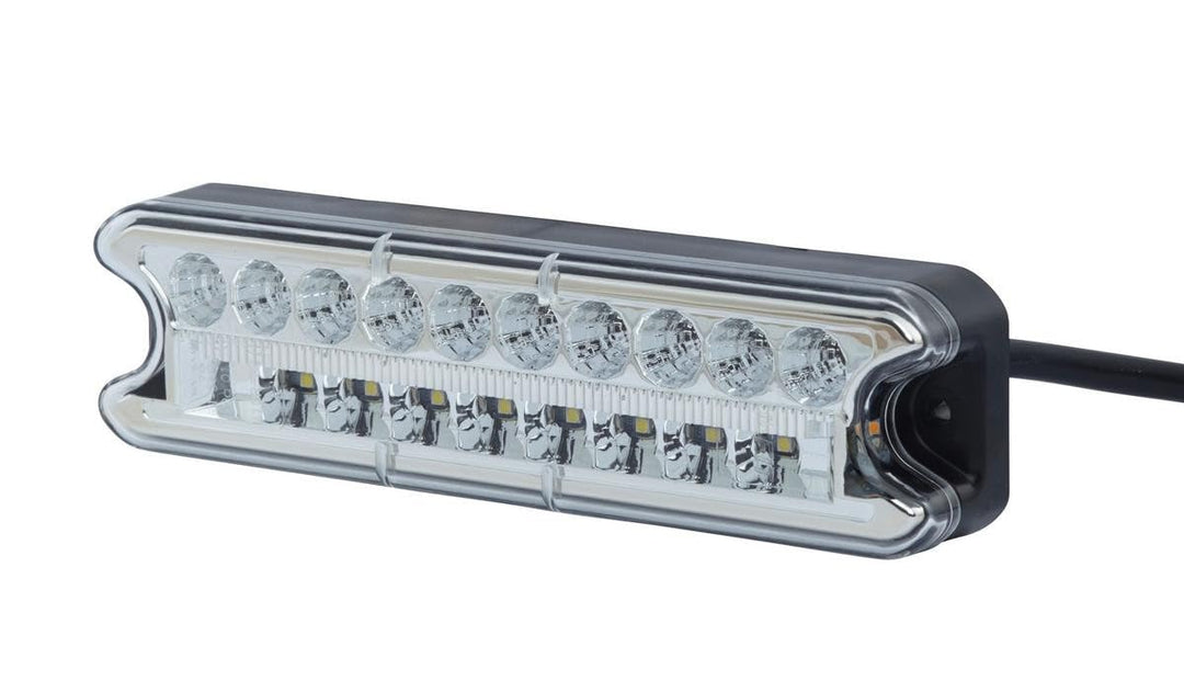 HELLA - Heckleuchte - Valuefit - LED - 12/24V - Anbau/geschraubt - Lichtscheibenfarbe: glasklar - St