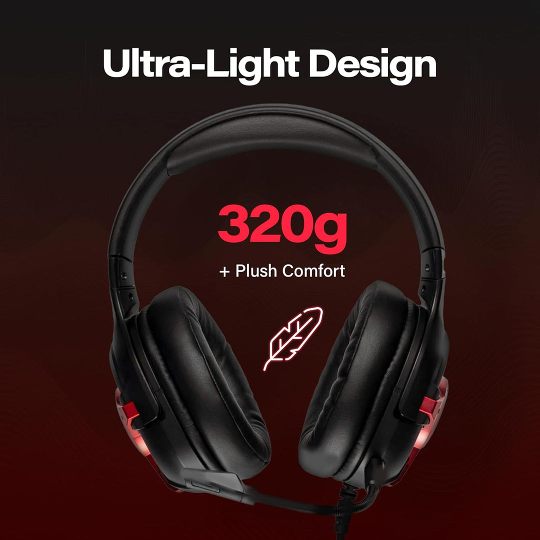 Meters M-Level-UP, Gaming-Headset, 7.1 Surround-Sound, abnehmbares Mikrofon, leistungsstarke 50-mm-T