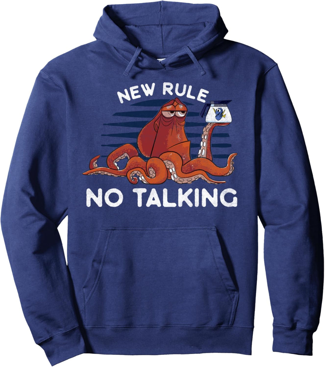 Disney Pixar Finding Dory Hank Faded New Rules Text Pullover Hoodie