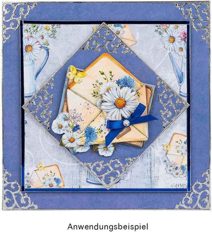 Ideen mit Herz Duo-Design-Papiere | Motiv beidseitig bedruckt | hochwertiges Dekor-Papier | Bastel-K