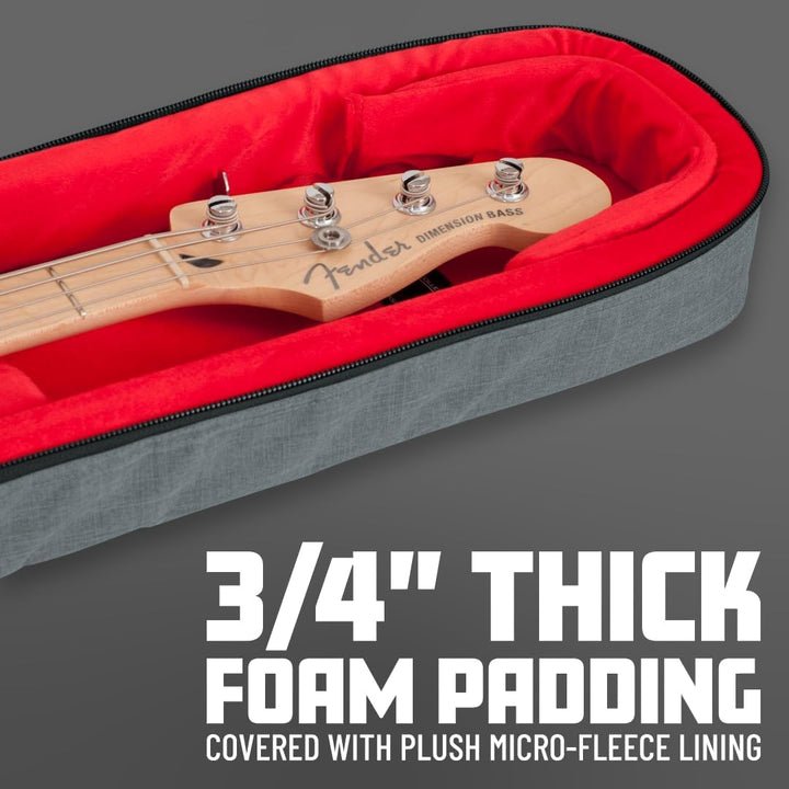 Gator Cases Transit Series Gigbag für Konzert-Ukulele, schwarze Aussenseite (GT-UKE-CON-BLK), Anthra