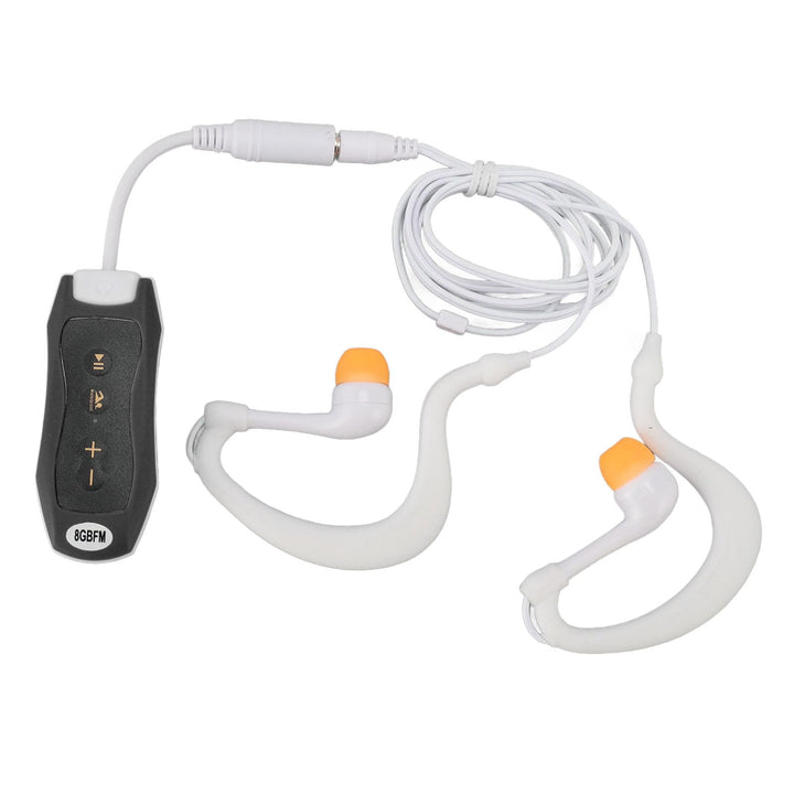 wasserdichte MP3-Player 8GB IPX8 USB2.0 Sport-MP3-Player mit Kopfhörer und ClipBroadcast, Musikplaye