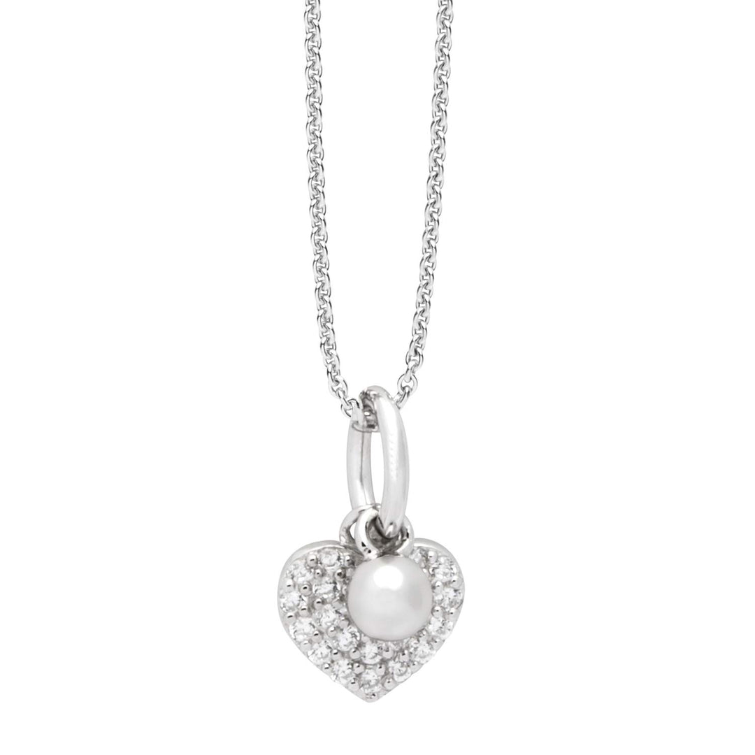 NANA KAY Sweet Glam Halskette Herz Silber 45 cm ST1601