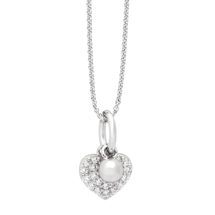 NANA KAY Sweet Glam Halskette Herz Silber 45 cm ST1601
