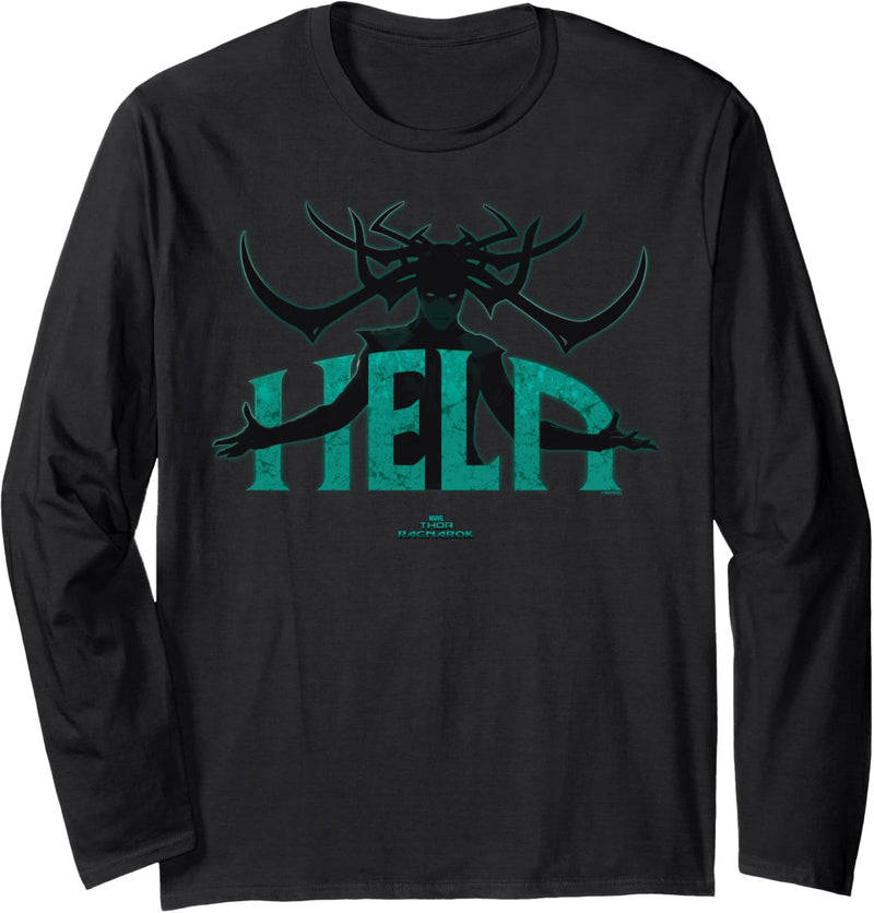 Marvel Thor: Ragnarok Hela Portrait Langarmshirt