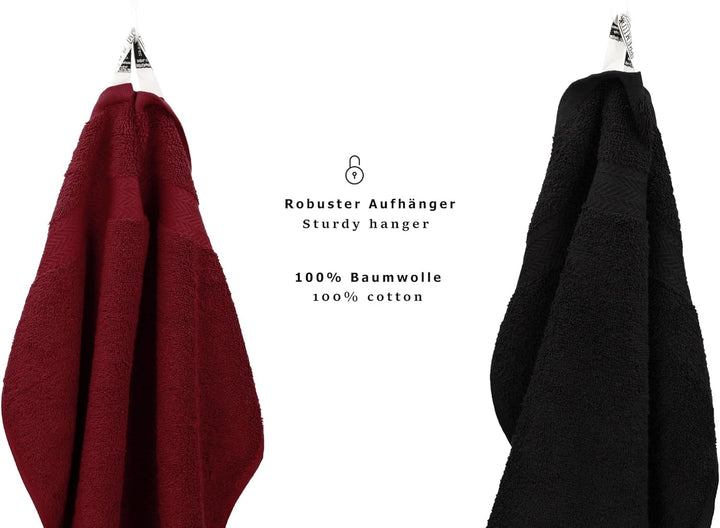 Betz 10-TLG. Handtuch-Set Classic 100% Baumwolle 2 Duschtücher 4 Handtücher 2 Gästetücher 2 Seiftüch