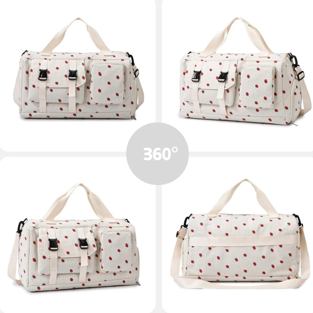 Sporttasche Kinder Mädchen Reisetasche Jungen Damen mit Schuhfach Reisetaschen Weekender Travel Bag