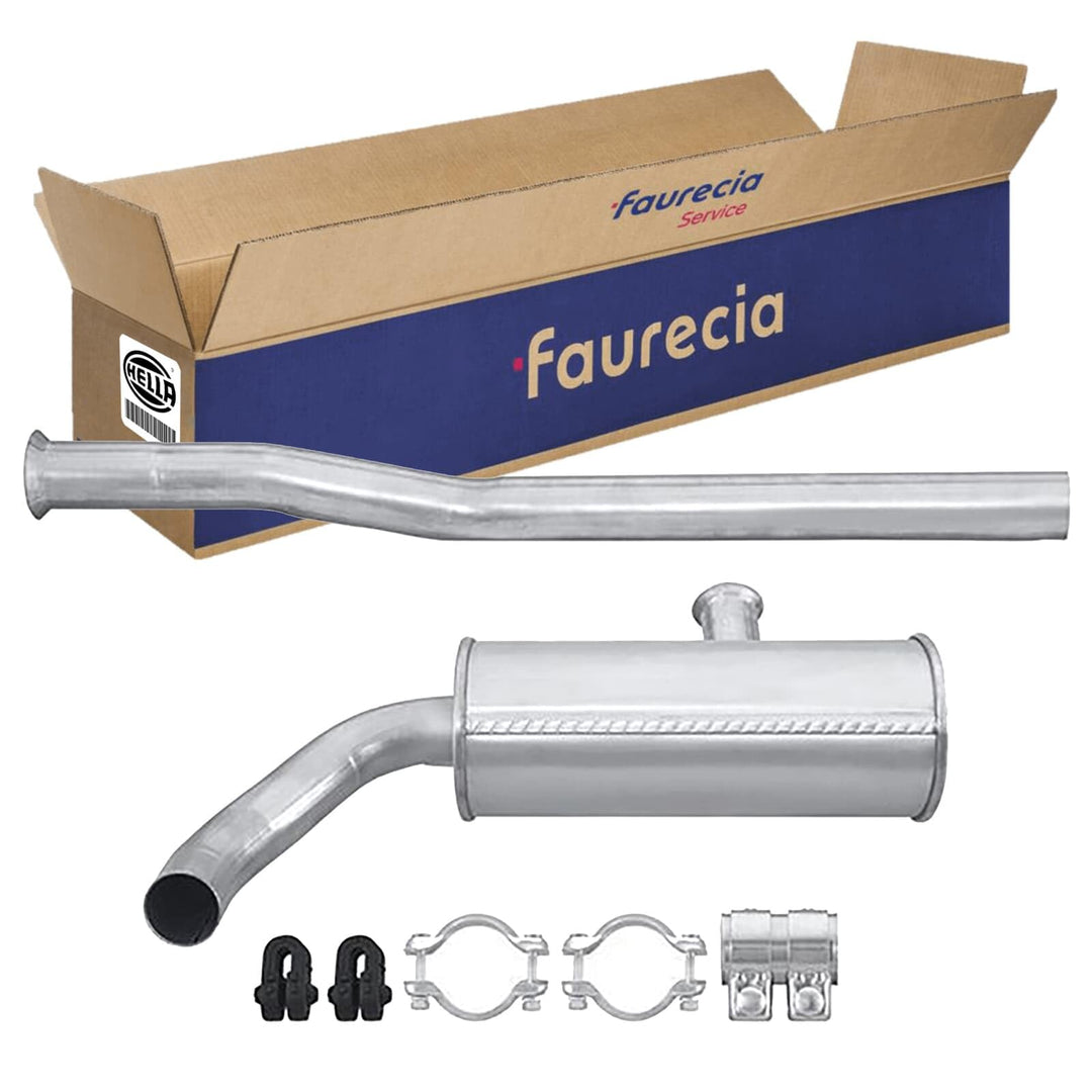 HELLA 8LC 366 025-761 Mittelschalldämpfer - Easy2Fit® Kit - mitte - zweiteilig - Set mit Anbauteilen