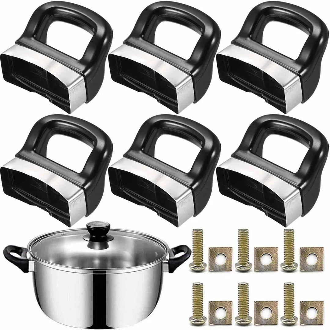 Tianher Ersatzteil Topfgriff, 6 Stück Topfgriff Schnellkochtopf Kochen Schnellkochtopfgriff Seitlich