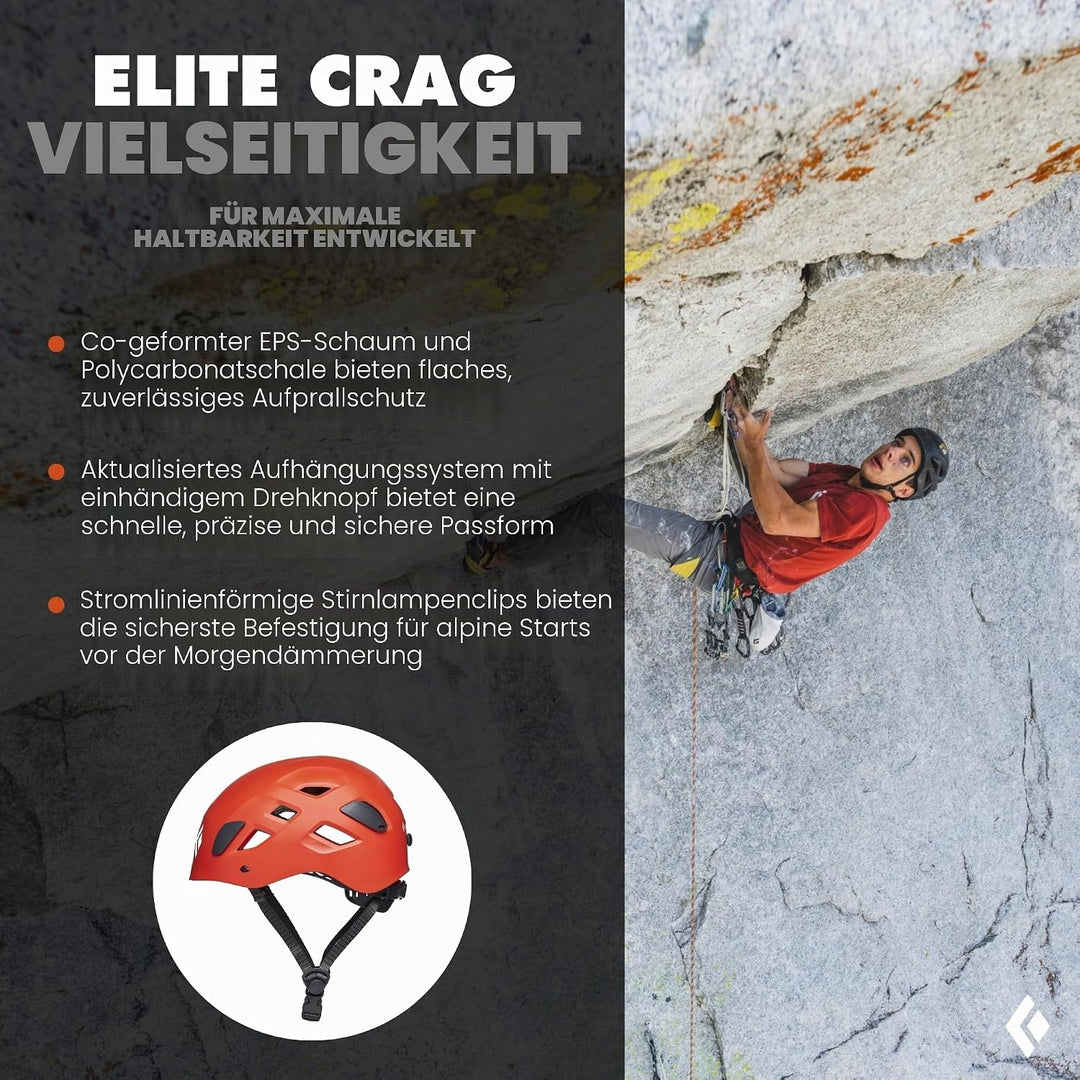Black Diamond Half Dome Kletterhelm Klettersteighelm Bergsporthelm S/M Schwarz, S/M Schwarz