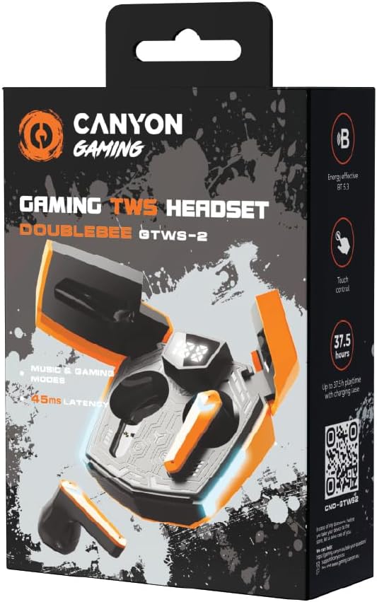 Canyon DoubleBee GTWS-2 In-Ear-Kopfhörer Orange