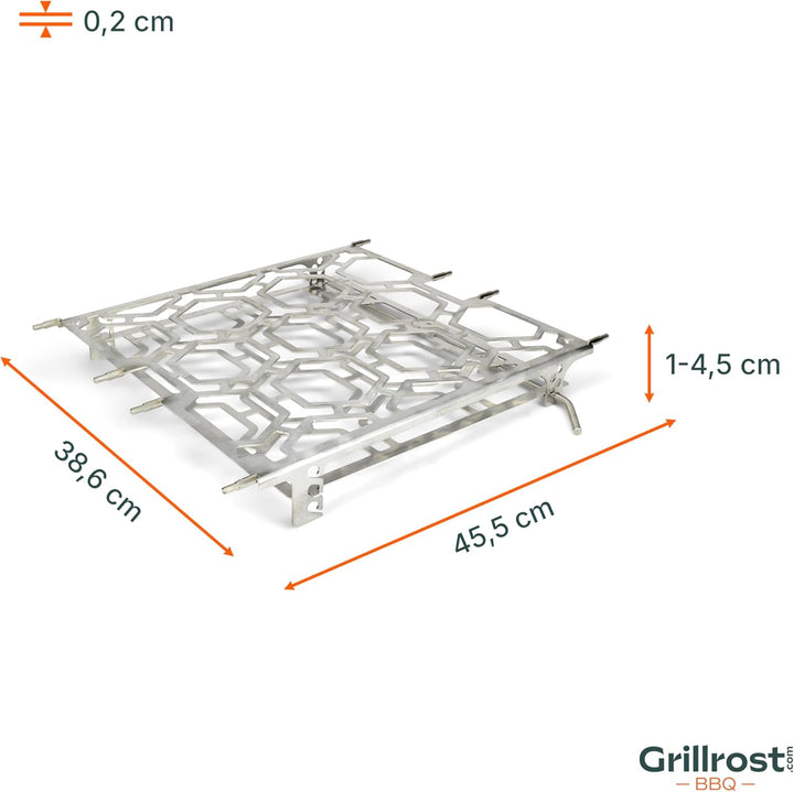 Grillrost.com Das Original Asado Gitter - Erweiterung für den Asado Halter, Asado Gitter