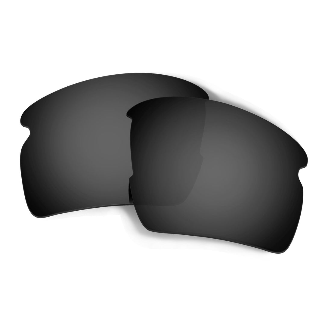 HKUCO Plus Mens Replacement Lenses For Oakley Flak 2.0 XL Sunglasses Black Polarized