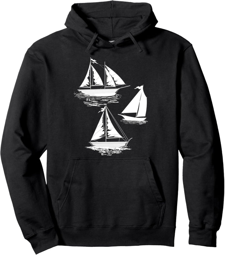 Wassersport Segler Sport Segelschiff Kapitän Skipper Segeln Pullover Hoodie