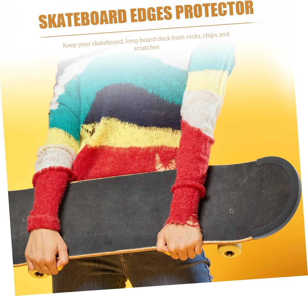 BESPORTBLE 5 Paar Skateboard Kantenschutz Streifen Aus Kunststoff Stossdämpfend Verschleissfest Korr