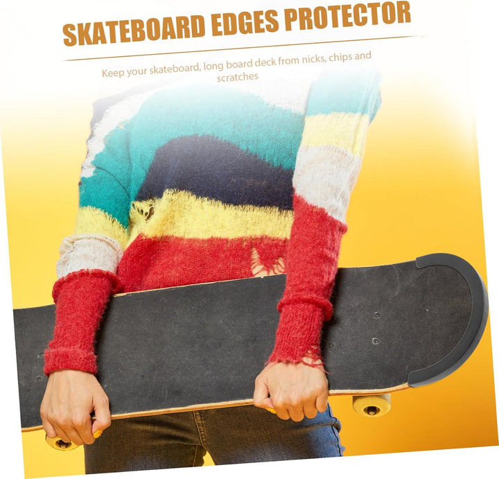 BESPORTBLE 5 Paar Skateboard Kantenschutz Streifen Aus Kunststoff Stossdämpfend Verschleissfest Korr