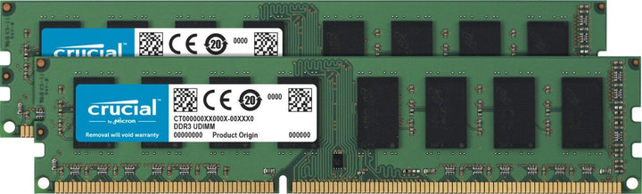 Crucial RAM CT2K102464BD160B 16GB (2x8GB) DDR3L- 1600 MHz CL11 Desktop-Speicher-Kit 1600 MT/s 16GB K