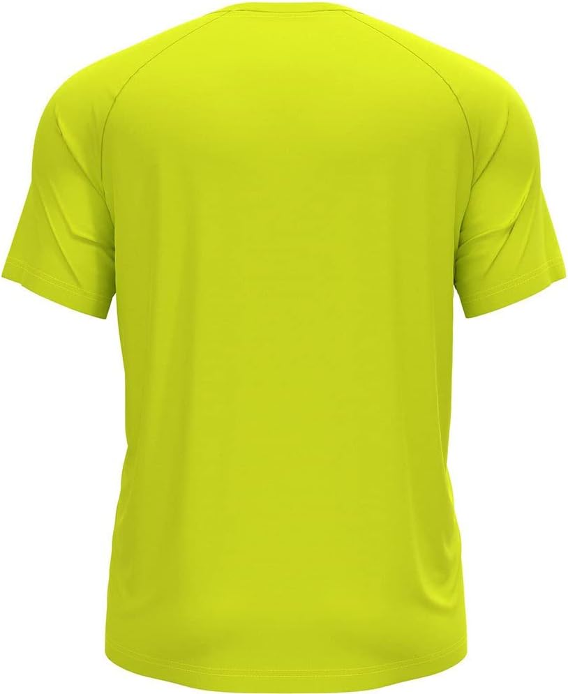 Odlo Herren Essential Print_313752 Kurzarm Laufshirt S Evening Primrose, S Evening Primrose