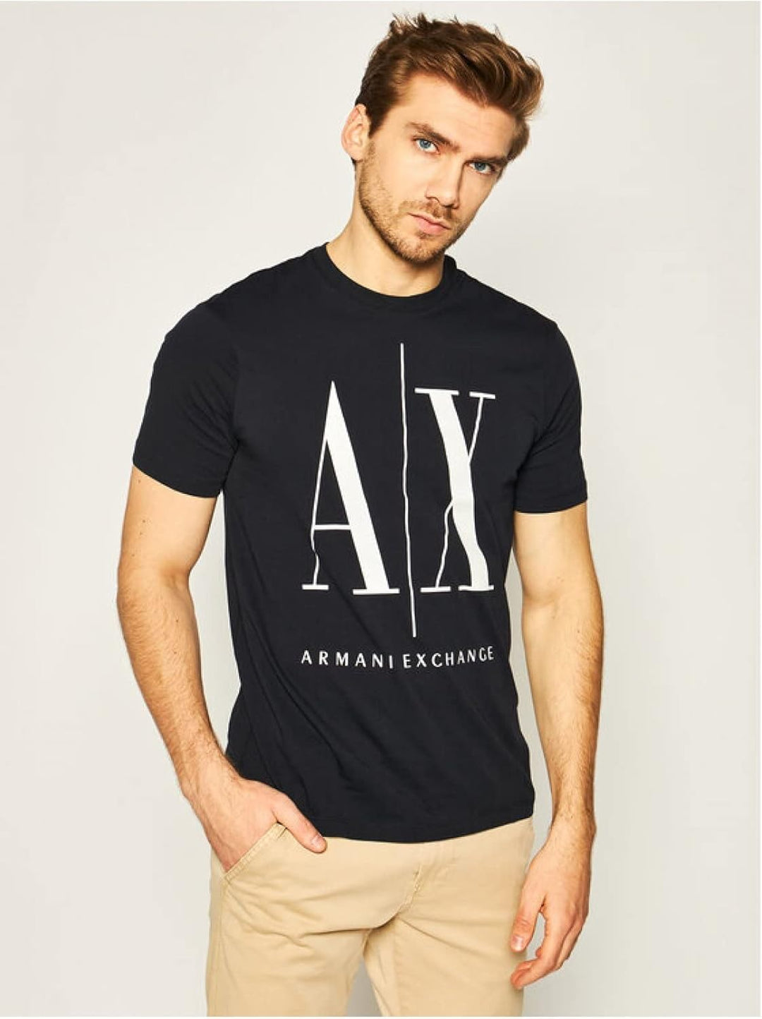 Armani Exchange Herren T-shirt 8nztpazjh4z T-Shirt XS Navy, XS Navy