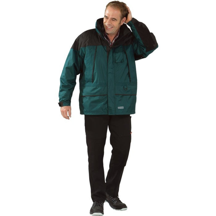 Grösse S Herren Planam Outdoor Twister Jacke grün schwarz Modell 3131 Grün/Schwarz S, Grün/Schwarz S