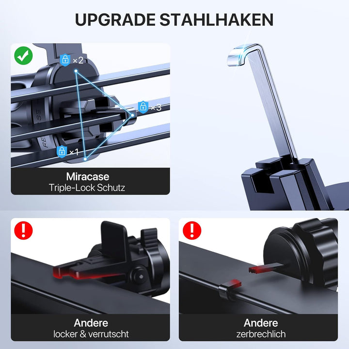 Miracase Handyhalterung Auto Handyhalter fürs Auto Lüftung Universale KFZ Smartphone Halter für iPho