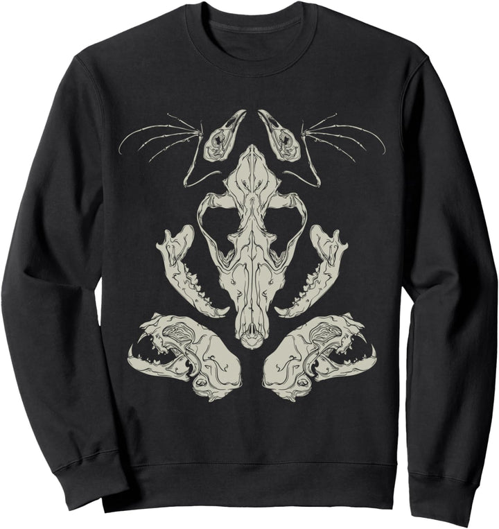 Goth Tierknochen, Tierschädel | Death & Black Metal | Gothic Sweatshirt