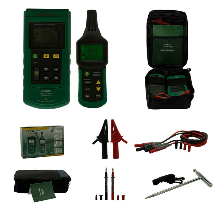 Mastech MS6818 Tragbare Profi Digital Leitungssuchgerät Kabelfinder Detektor