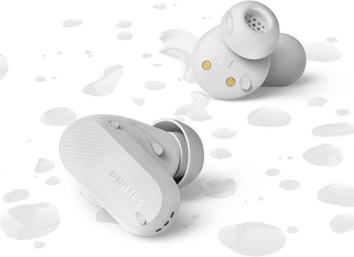 Philips TAT3509WT Noise Cancelling True Wireless In Ear Bluetooth Headphones - Small buds. Natural s