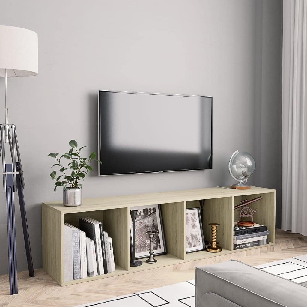 vidaXL Bücherregal TV Schrank Wandregal Hängeregal Aktenregal Standegal Büroregal Lowboard Fernsehsc
