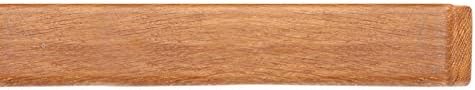 Handlauf Holzhandlauf VKT 42 x 42 mm Wandhandlauf Buche gebeitzt auf Wenge Halter eckig 100 cm 2 Hal
