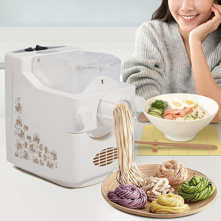 Nudelmaschinen, 180W Profi Elektrische Nudelmaschine vollautomatisch Pastamaker 500g Kapazität, Es g