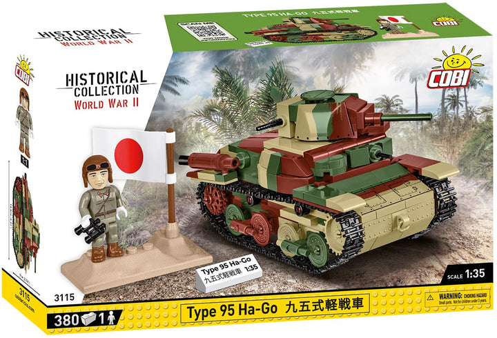COBI Type 95 Ha-Go Scale 1:35, Dunkelgrün